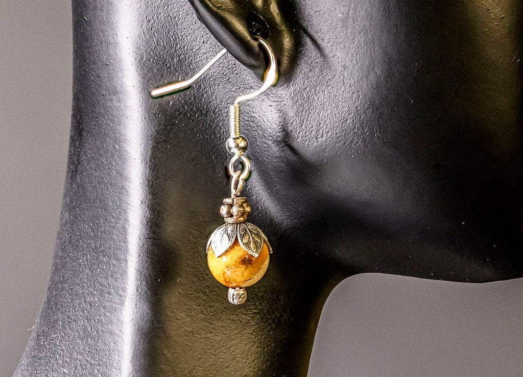 Baltic Amber and Silver Earrings  (X18)